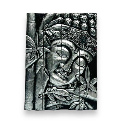 Ganesha/Buddha Wooden Wall Hanging Small 11.5"X15"