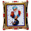 Car Stickon Acrylic Square Stand Guru Nanak Ji Guru Gobind Ji-9351235041476