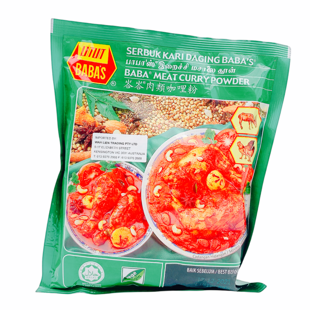 Babas Meat Curry Powder 250Gm