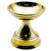 Brass Jyot Stand (Gol Divi)/ Diya-Heavy NO.0