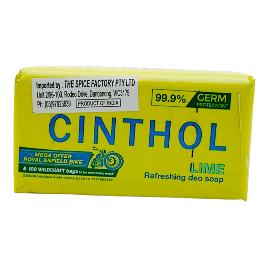 Cinthol Lime Soap 125G X 3