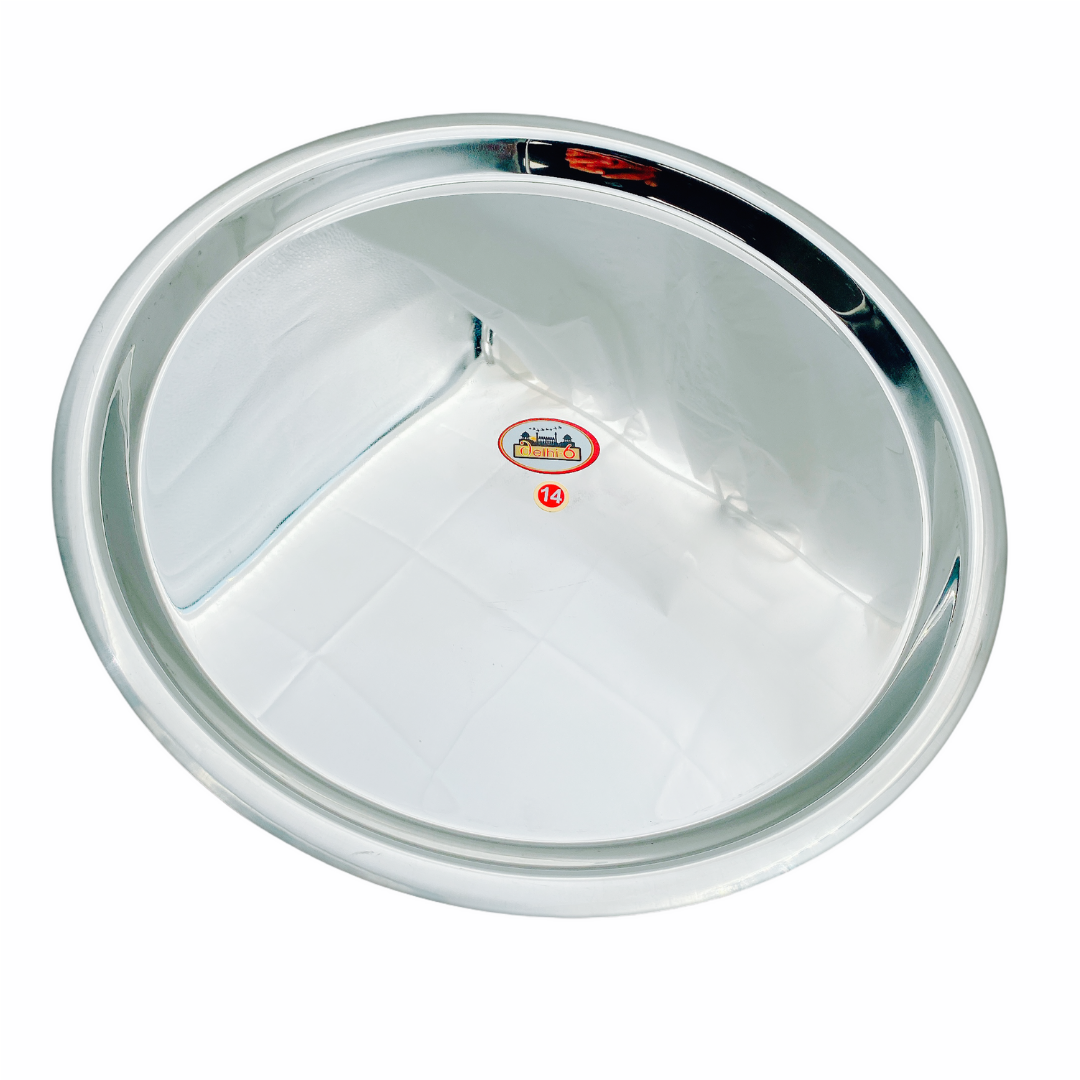 Steel Thali (Tat) No. 14