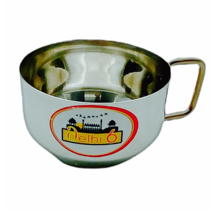 Delhi 6 Steel Tea Cup With Handle (Kadi Cup) No.5