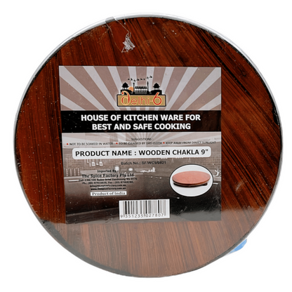 Wooden Chapati /Chakla/ Rolling Board 9"