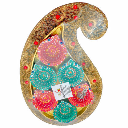 Fancy Diya Gift Pack Small 6Pc