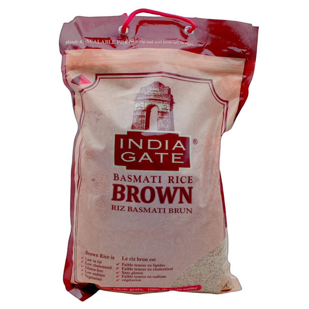 Buy India Gate Brown Basmati Rice 5Kg from Online Indian