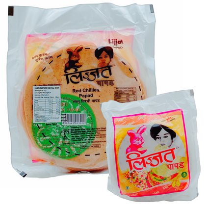 Lijjat Red Chilli Papad 200Gm