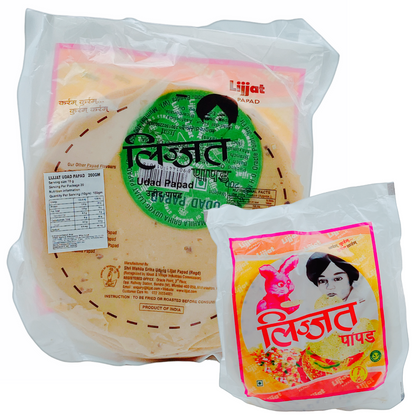 Lijjat Plain Udad Papad 200Gm
