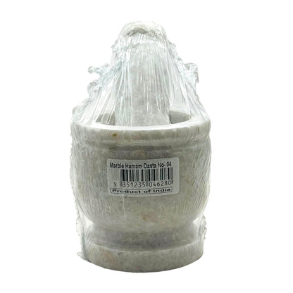 Marble Mortal Pastel/ Hamam Dasta Medium Traditional Style (Size-4'')- 9351235056746/ 9351235028934