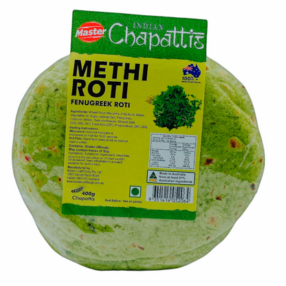 Mtr Roti Buy Master Methi Roti 400gm from Online Grocery Shop, Melbourne