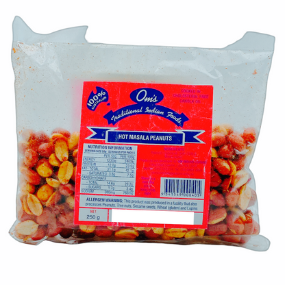 Om's Hot Masala Peanut 250gm