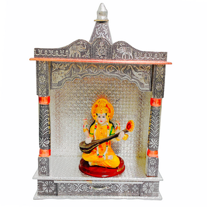 Oxidize Copper Temple/ Mandir  (Without Door) 15 x 6