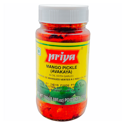 Priya Mango Avakai With Garlic 300Gm