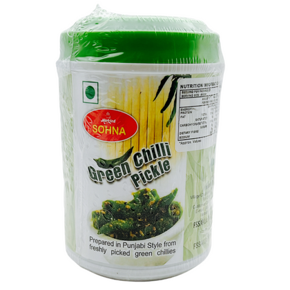 Sohna Green Chilli Pickle 1Kg