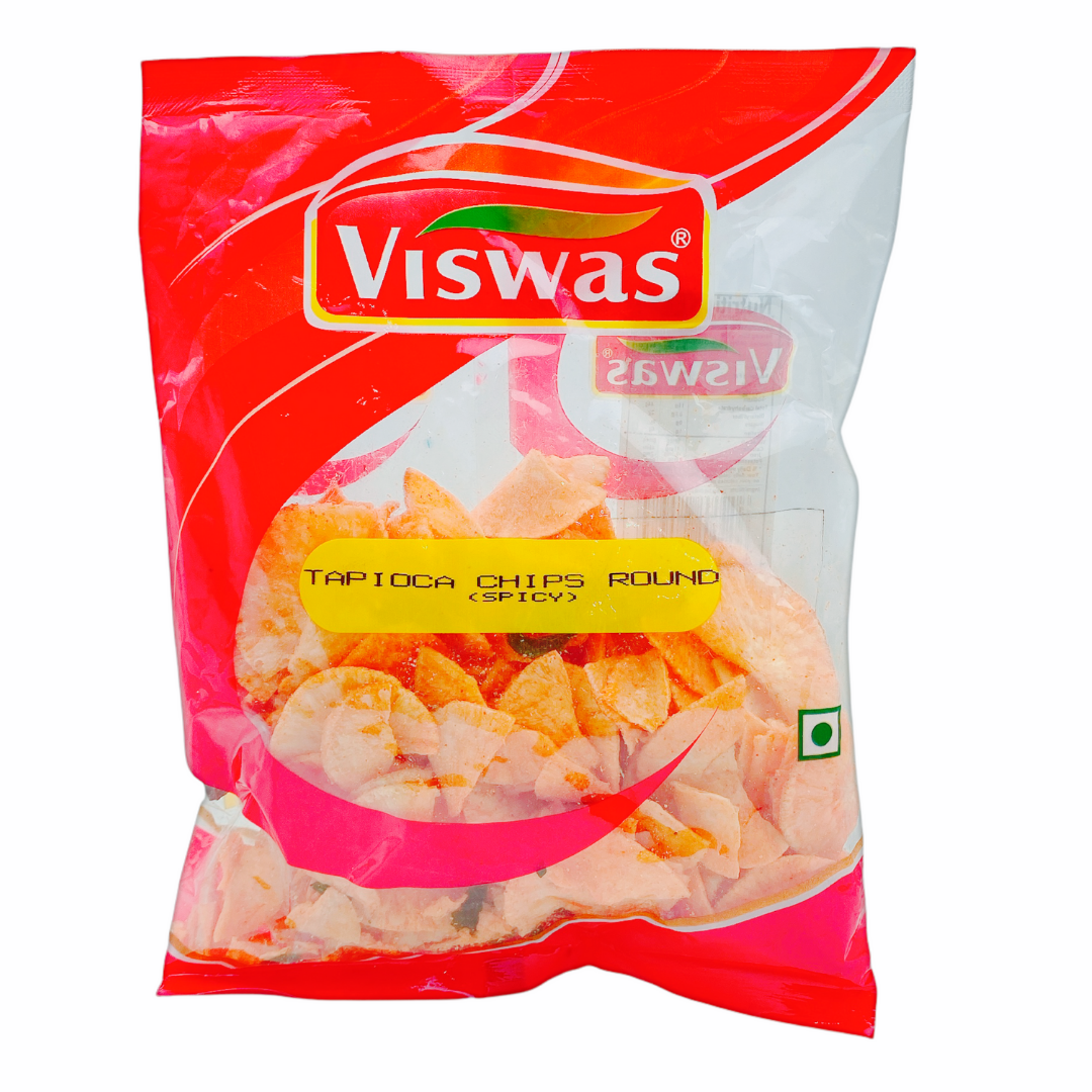 Viswas Tapioca Chips Round (Spicy) 175gm