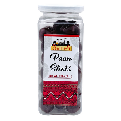 Delhi 6 Paan Shots/ Rose Petal & Dry Dates flavoured Mouth Freshener 230gm Tower Pack