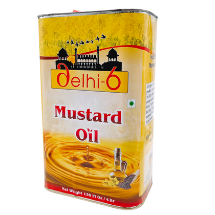 Delhi 6 Mustard Oil 4Ltr (TIN PACK)