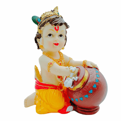 Bal Krishna Idol/ Statue/ Murti 33074-2 Size:8.5X6X13Cm (5.5