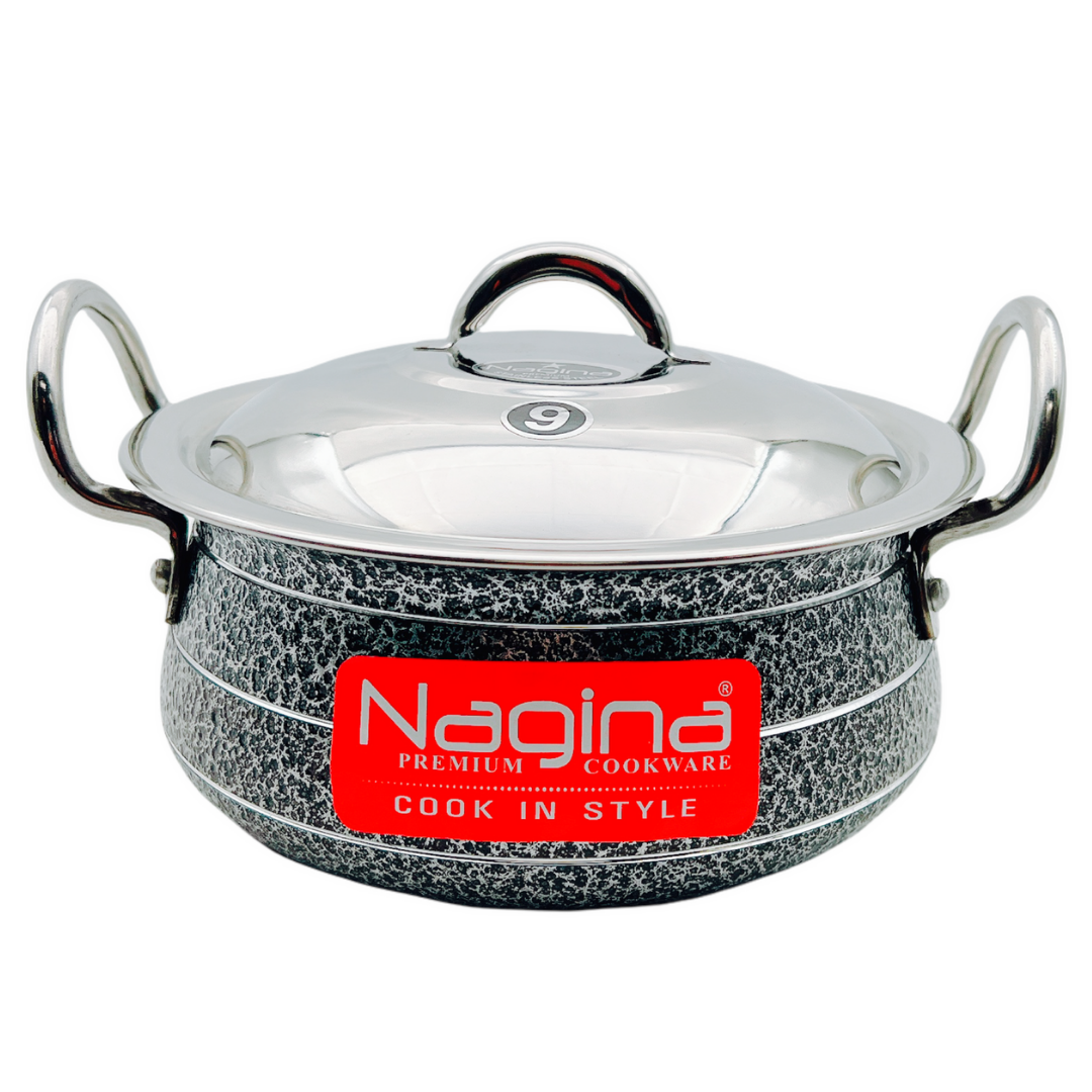 Nagina Aluminium Handi 1.8lt (With Lid)