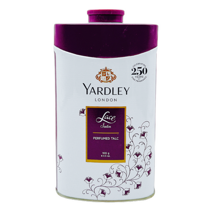 Yardley Lace Satin Perfumed Talc 100Gm