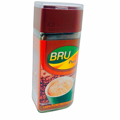 Bru Pure Coffee Glass Bottle 100gm