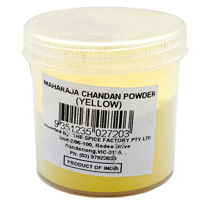 Maharaja Chandan Powder (Sandalwood) Yellow
