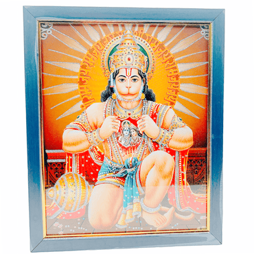 Photo Frame 10" x 12" Hanuman Ji (Premium) - India At Home