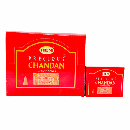 Incense Hem Precious Chandan Cone - India At Home