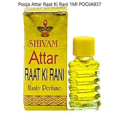 Pooja Attar/ Pooja Fragrance Raat Ki Rani 1Ml - India At Home