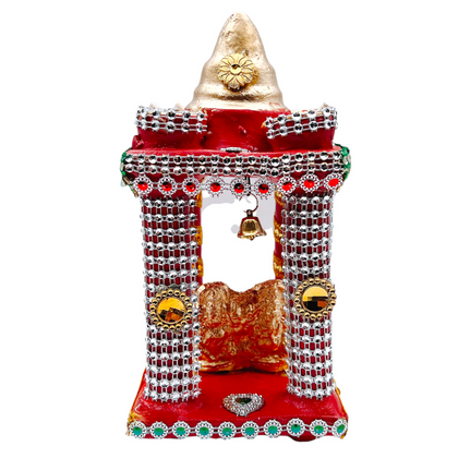 Clay Diwali Hatri Square Red-(9351235029689)