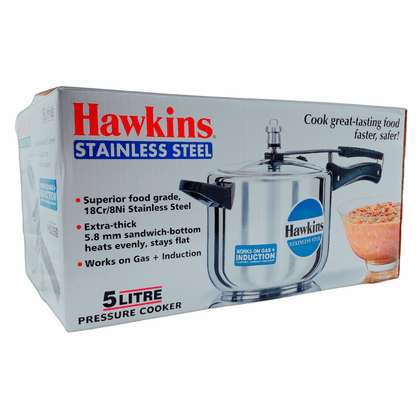 Hawkins Steel Cooker 5Ltr (Hss50) - India At Home