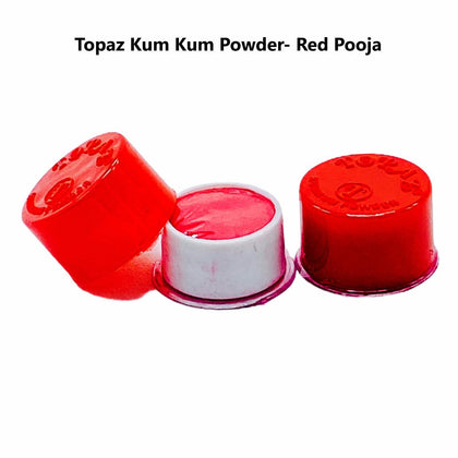 Topaz Kum Kum Powder- Red - India At Home