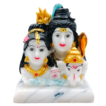 Shiv Parivar Idol/ Statue/ Murti Size-3.5'' (Statue Style-38)