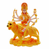 Golden Durga Lion Idol/ Statue/ Murti F 237 Size:23X10.5X2Cm (12