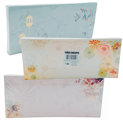 Shagun Floral Envelopes (Pack of 10) - India At Home
