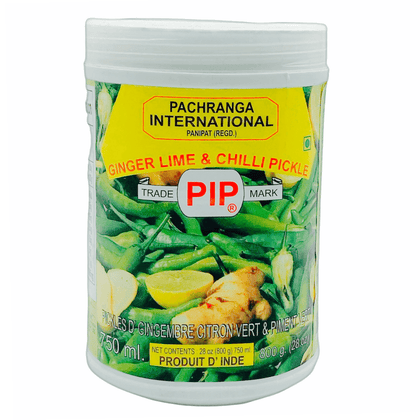 Pachranga Pip Ginger Lime Chilli Pickle 800G - India At Home