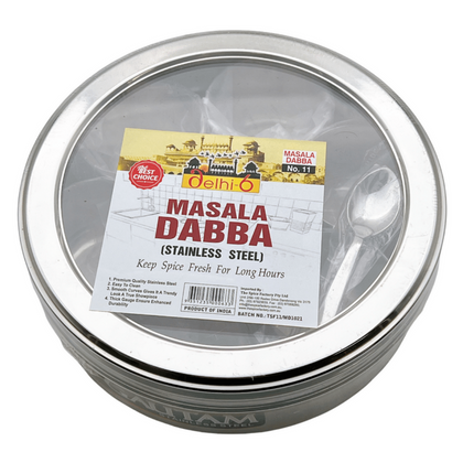 Delhi 6 Masala Dabba (Steel) / Spice Box No.11