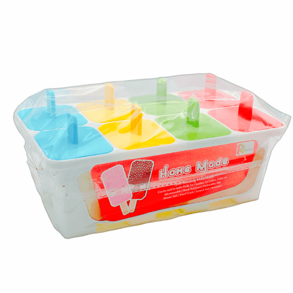 Kulfi Ice Cream Mould Plastic 8 IN 1 Set - India At Home