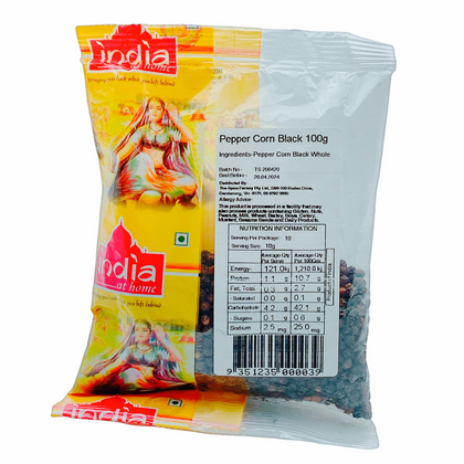 TSF Pepper Corn Black/ Kali Mirch 100Gm