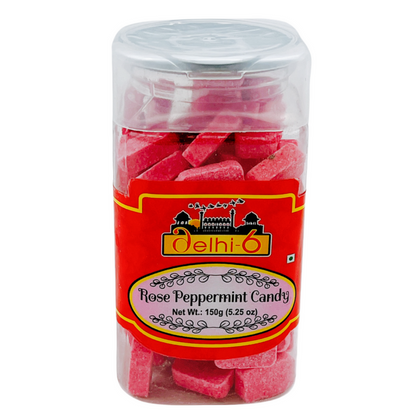 Delhi 6 Rose Peppermint Candy 150Gm Tower Pack