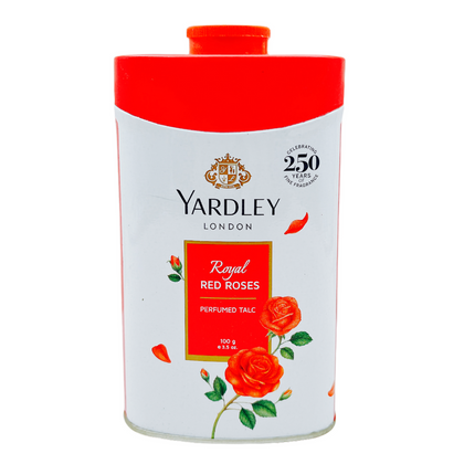 Yardley Royal Red Roses Perfumed Talc 100Gm