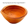 Clay/ Mitti Diya (Raw) Big Ekmukhi Plain Single - India At Home