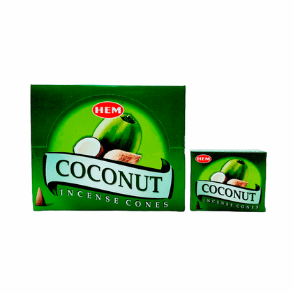 Incense Hem Coconut Cone - India At Home