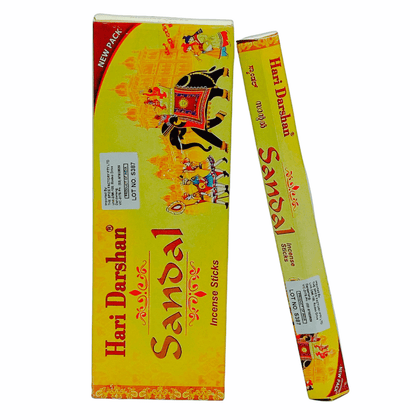 Incense Hari Darshan Small Sandal Incense - India At Home