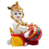 Krishna Makhan Chor Idol/ Statue/ Murti Size-(5'' x 3.5'' x 6.5'')- Style 43